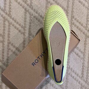 Rothy's Espadrille in Limeade, Size 8